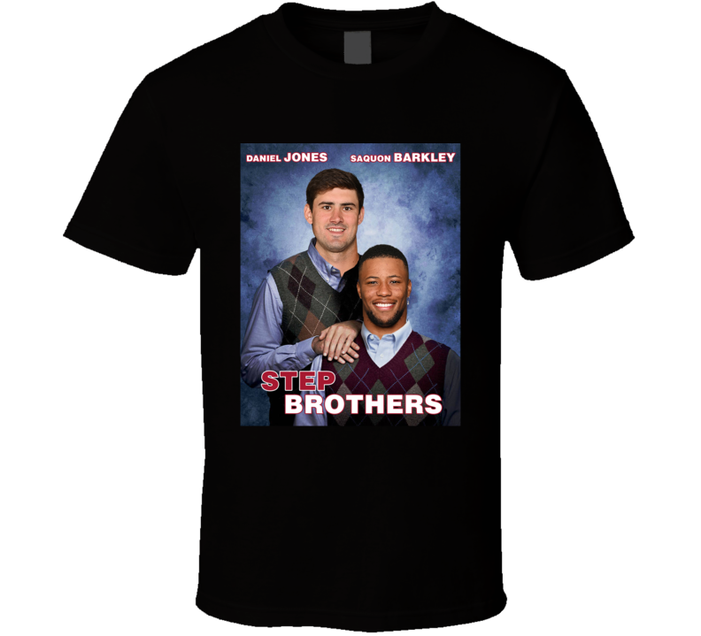 Step Brothers Saquon Barkley Daniel Jones New York Giants white shirt,  hoodie, sweater and long sleeve