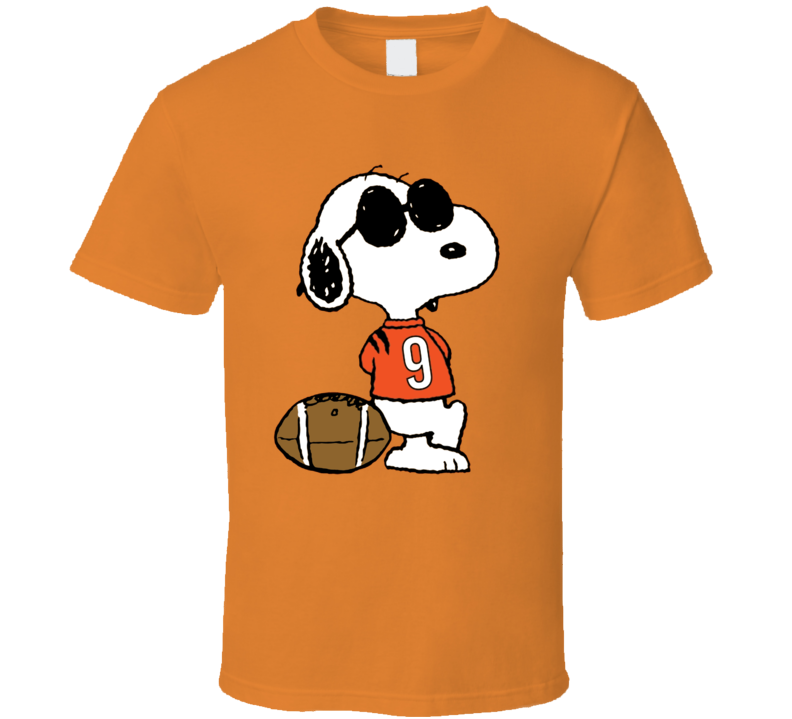 Peanuts X Bengals Joe Cool Burrow Shirt