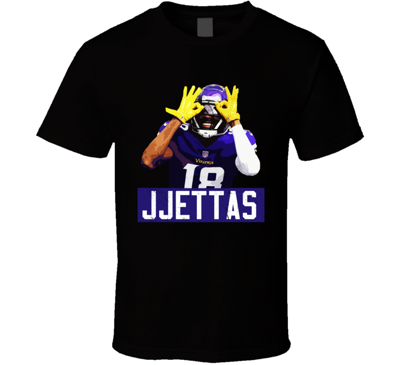 Tshirtgang jjettas Justin Jefferson Minnesota Vikings Football Fan T Shirt Classic / Black / 2 X-Large