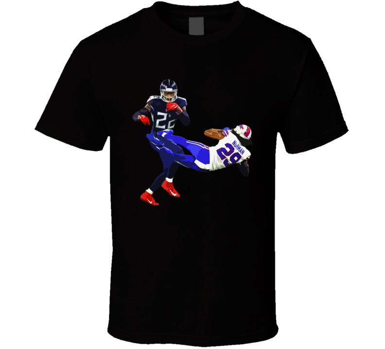 Derrick Henry Stiff Arm Josh Norman Tennessee Football Fan T Shirt – Meme  Mafia