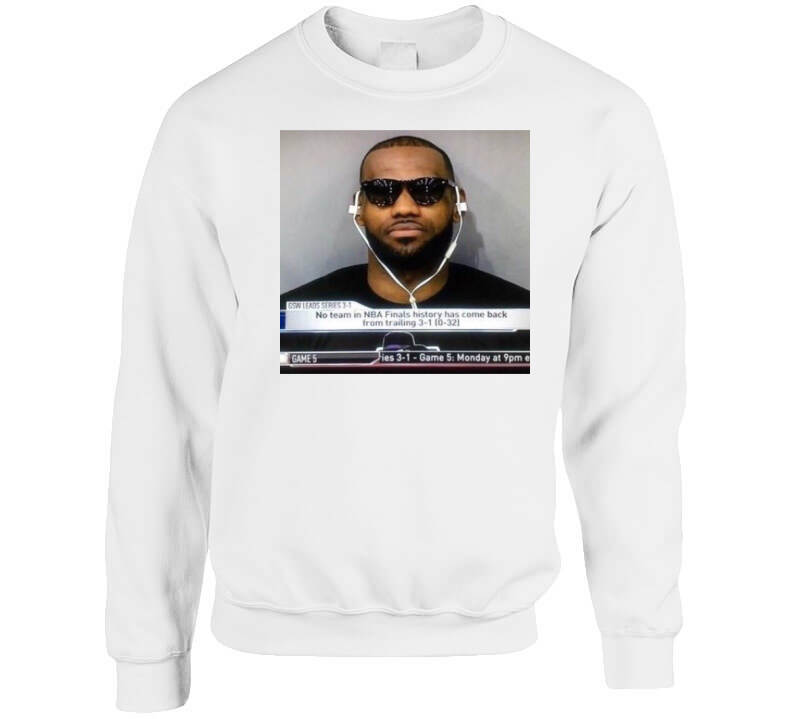 Lebron James Headphones And Sunglasses Meme T Shirt