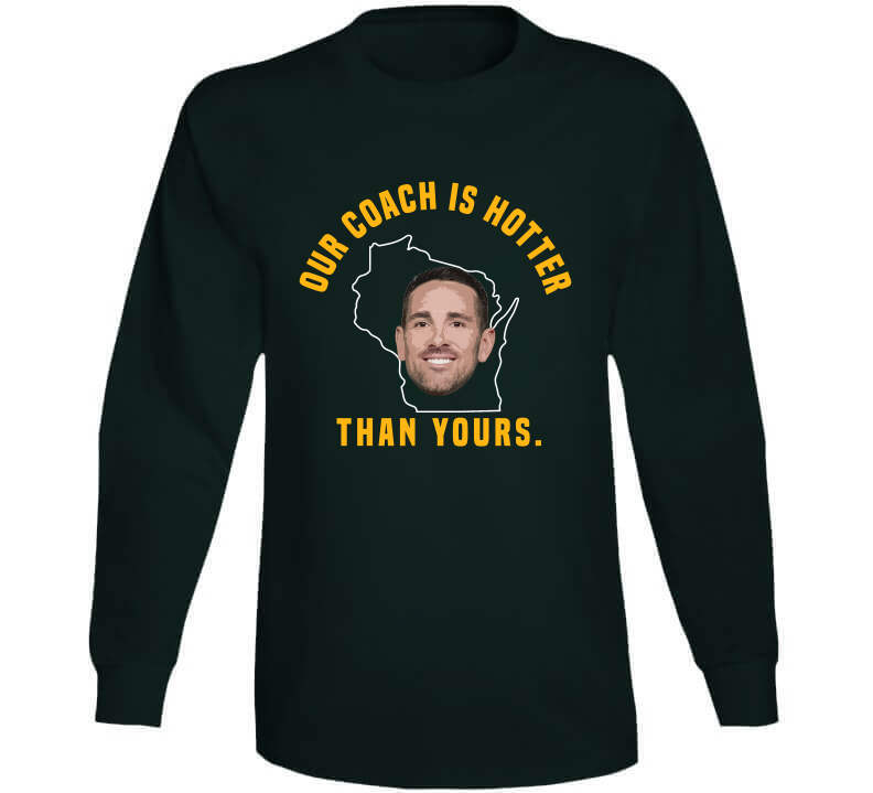 Official Aaron Rodgers Green Bay Packers Our Coach Is Hotter Than Yours  2021Tee Shirt, hoodie, sweater, long sleeve and tank top