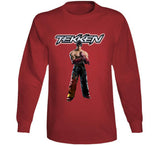 Jin Kazama Tekken Retro Arcade Fighting Video Game Character Fan T Shirt