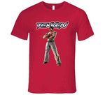 Kazuya Mishima Tekken Retro Arcade Fighting Video Game Character Fan T Shirt