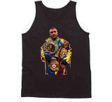 Vasyl Lomachenko Holding Belts Boxing Fan T Shirt