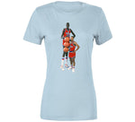 Manute Bole Muggsy Bogues Retro Basketball Fan T Shirt