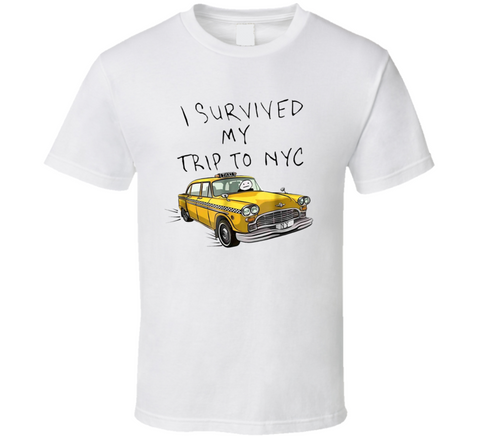 I Survived My Trip To Nyc New York Tom Holland Inspired T Shirt