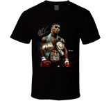 Mike Tyson 3 Belts Heavyweight Boxing Fan Retro T Shirt