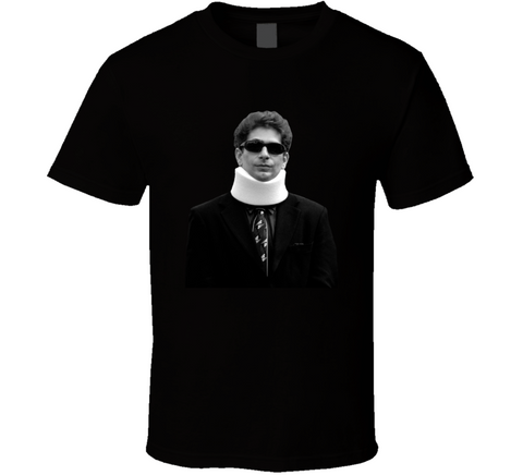 Christopher Moltisanti Neck Brace Sopranos Fan T Shirt