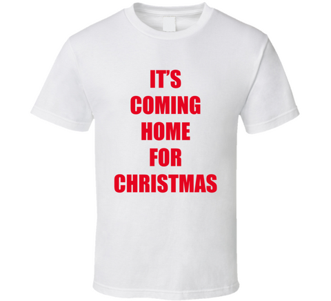 It's Coming Home For Christmas England Futbol World Cup 2022 T Shirt