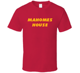 Patrick Mahomes House Kansas City Football Fan T Shirt