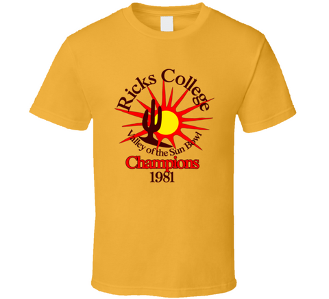 Ricks College Napolean Dynamite Inspired T Shirt