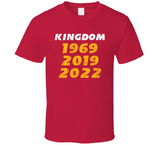 Kingdom Kansas City Glory Years Football Fan T Shirt