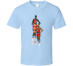 Manute Bole Muggsy Bogues Retro Basketball Fan T Shirt