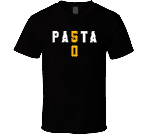 Pasta 50 David Pastrnak Boston Hockey Fan T Shirt