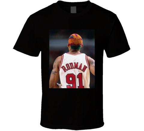 Dennis Rodman Retro Basketball Fan T Shirt