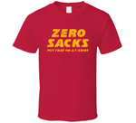 Zero Sacks Orlando Brown Kansas City Football Fan Funny T Shirt