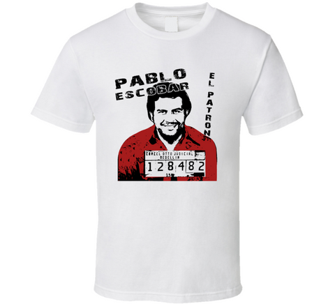 Pablo Escobar El Patron Mugshot T Shirt