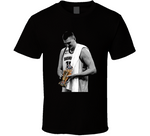 Nikola Jokic Holding Trophy Denver Basketball Fan T Shirt