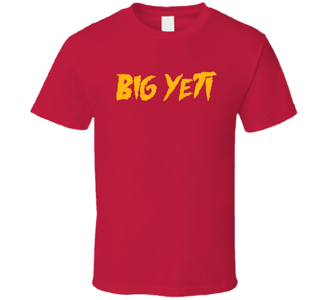 Travis Kelce Big Yeti Kansas City Football Fan T Shirt