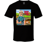 Tiger King Of The Hill Funny Joe Exotic Cartoon Parody T Shirt