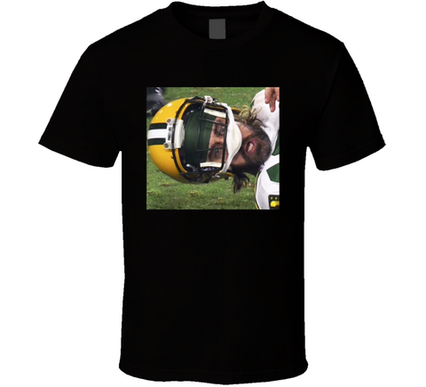 Aaron Rodgers Touchdown Face Funny Green Bay Football Fan T Shirt