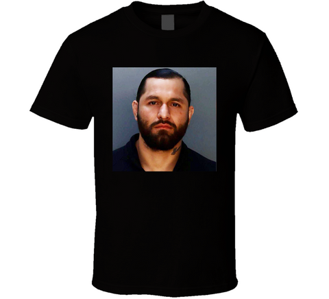 Jorge Gamebred Masvidal Mugshot Mma Fan T Shirt