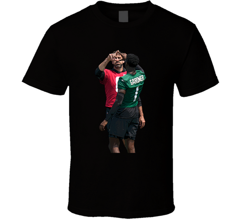 Aaron Rodgers Ahmad Sauce Gardner Handshake New York Football T Shirt