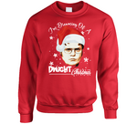 Im Dreaming Of A Dwight Shrute Christmas The Office Tv Show Fan Crewneck Sweatshirt