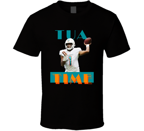 Tua Tagovailoa Time Miami Vice Style Football Fan T Shirt