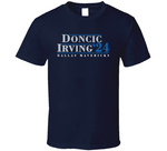 Luca Doncic Kyrie Irving 2024 Dallas Basketball Fan Cool T Shirt