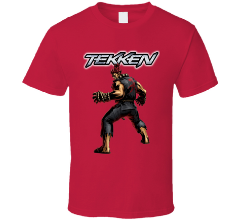 Akuma Tekken Retro Arcade Fighting Video Game Character Fan T Shirt