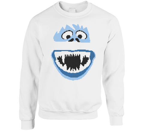 The Abominable Snow Monster Christmas Yeti Ugly Christmas Crewneck Sweatshirt