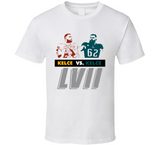 Jason Kelce Vs Travis Kelce Bowl Football Fan T Shirt