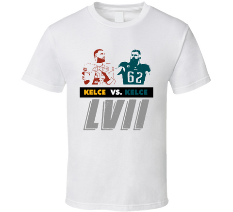 Jason Kelce Vs Travis Kelce Bowl Football Fan T Shirt