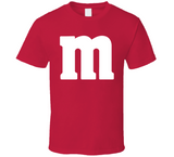 Letter M Halloween Costume T Shirt