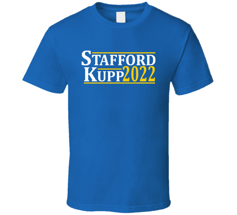 Matthew Stafford Cooper Kupp 2022 Los Angeles La Football Fan T Shirt