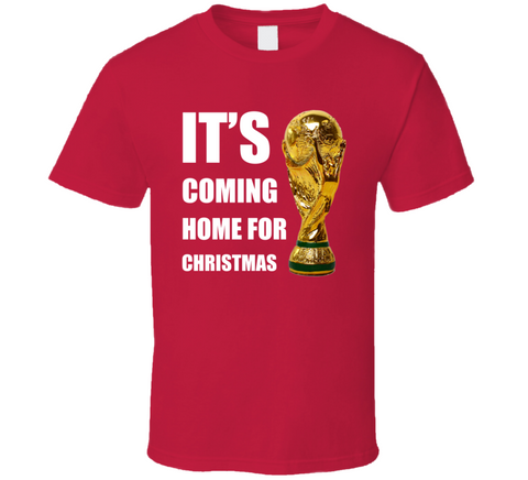 It's Coming Home For Christmas England Futbol World Cup 2022 Chant T Shirt