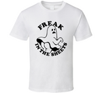 Freak In The Sheets Funny Ghost Halloween T Shirt