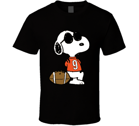 Joe Cool Joe Burrow Snoopy Funny Cincinnati Football Fan T Shirt