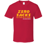 Zero Sacks Orlando Brown Kansas City Football Quote T Shirt