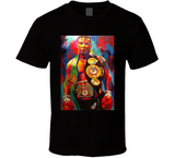 Mike Tyson Heavyweight Champion 3 Belts Boxing Fan T Shirt