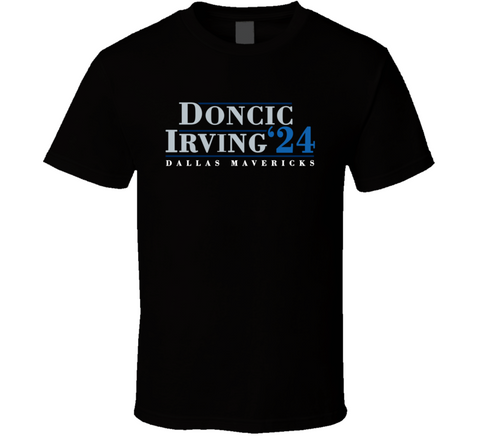 Luca Doncic Kyrie Irving 2024 Dallas Basketball Fan T Shirt