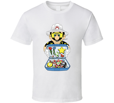 Fear And Loathing Mario Parody Funny T Shirt