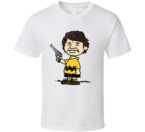 Charles Bronson Charlie Brown Parody Funny T Shirt