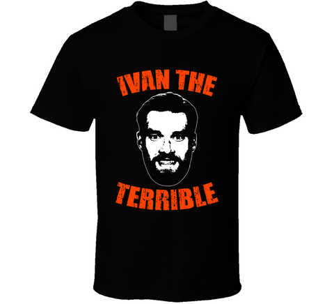 Ivan Provorov The Terrible Big Head Silhouette Philly Hockey Fan T Shirt