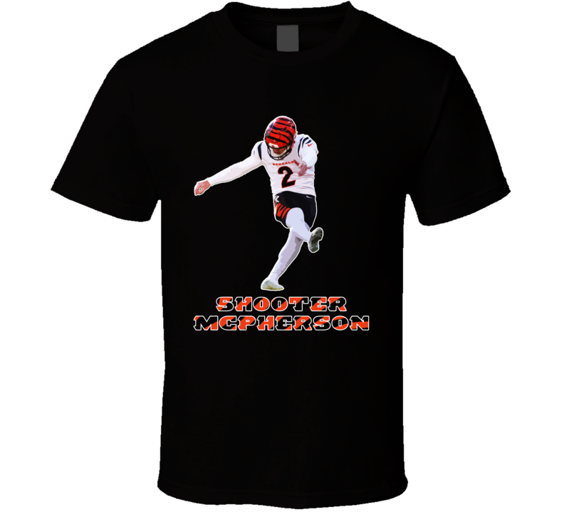 : Shooter McPherson Evan McPherson Cincinnati Football Fan T Shirt  S Orange : Clothing, Shoes & Jewelry