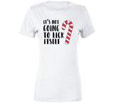 Its Not Going To Lick Itself Funny Christmas Holiday Candy Cane Joke Crewneck Sweatshirt