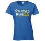 Matthew Stafford Cooper Kupp 2022 Los Angeles La Football Fan T Shirt