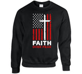 Faith Over Fear American Flag And Cross T Shirt